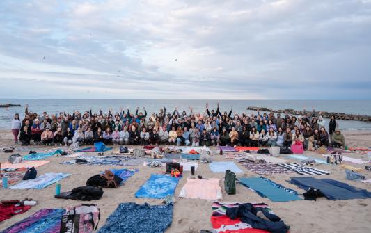 Milwaukee Full Moon Beach Yoga